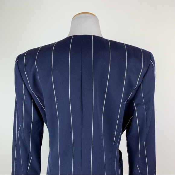 Vintage Mr. Jax Double Breasted Pinstripe Blazer - Picture 7 of 10